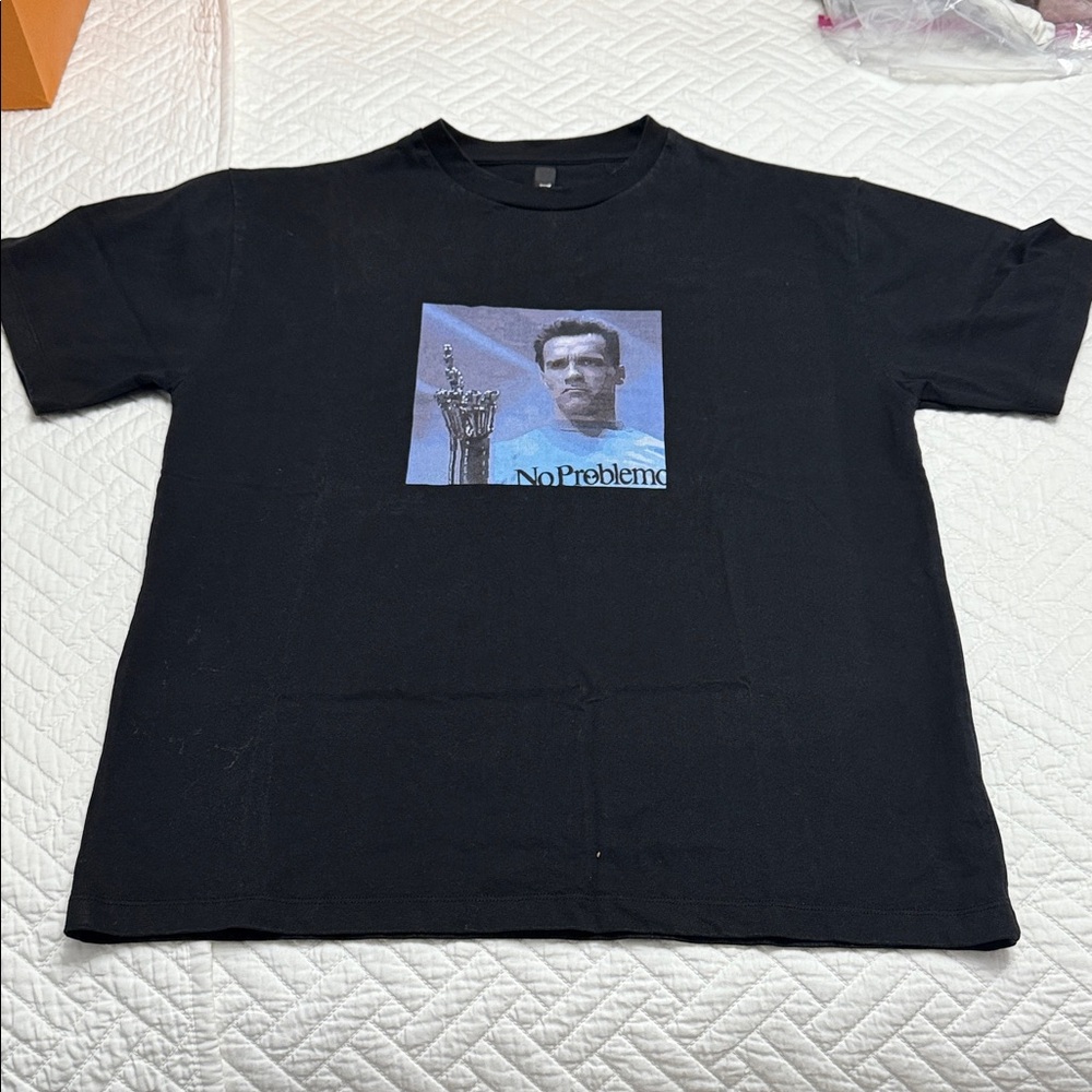 No Problemo Black Graphic T-Shirt